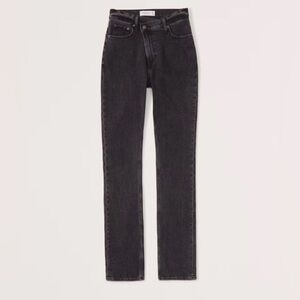 Abercrombie & Fitch the 90s Slim Straight Ultra High Rise jeans